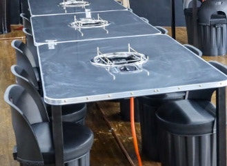 업소용 식당 한식 뷔페 함바 식탁 테이블 4인 750*1200 30각 40각--3